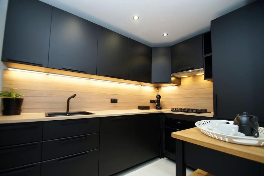 Apartament Korfantego Citycentre Z Widokiem Na Spodek Katoviçe Dış mekan fotoğraf